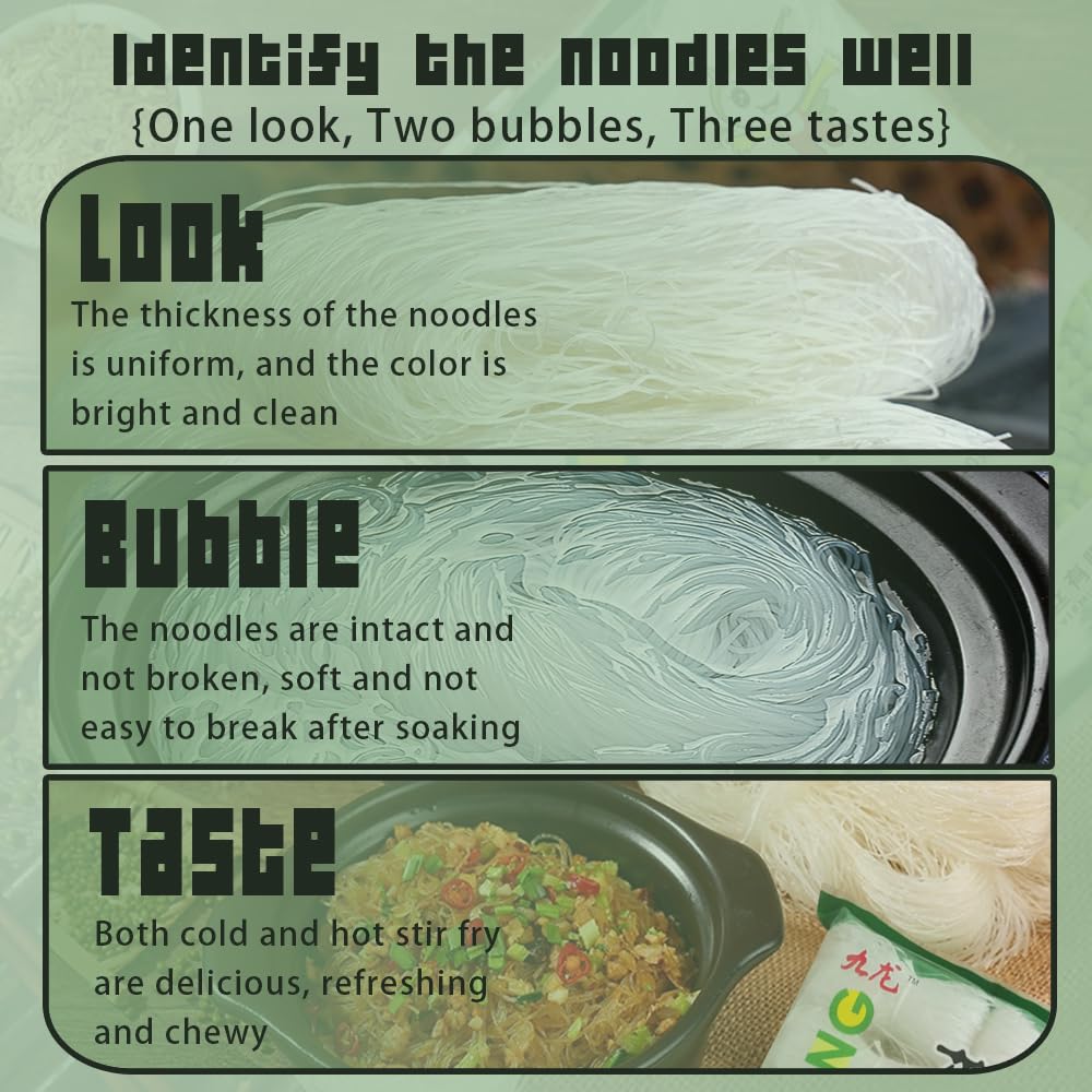 AFCIILAU Vermicelli made from mung beans with protein and fiber.