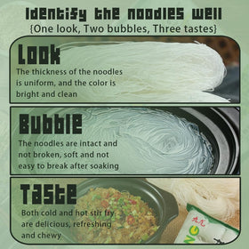 AFCIILAU Vermicelli made from mung beans with protein and fiber.