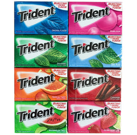 Affectionary Trident gift box with eight sugar-free gum packs for gifting