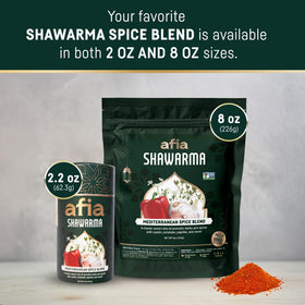 AFIA flatbread with shawarma seasoning for flavorful wraps.