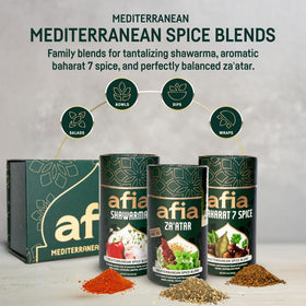 AFIA Za'atar on a salad adds tangy and nutty notes.
