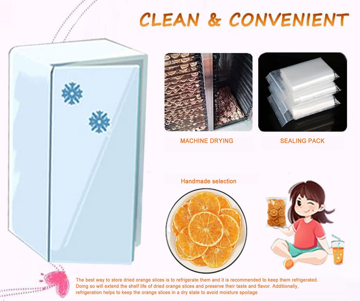 AFKCCPD dried orange slices for gin and tonic or festive cocktails with vibrant color.