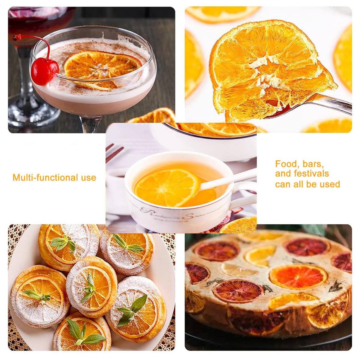 AFKCCPD dried orange slices for crafts brighten holiday garlands