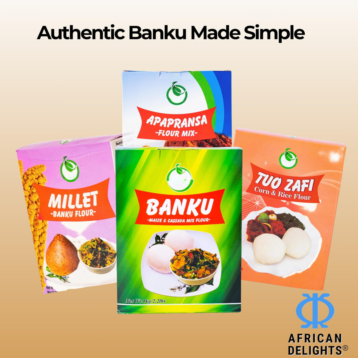 Dry Banku Mix powder texture ideal for smooth dough