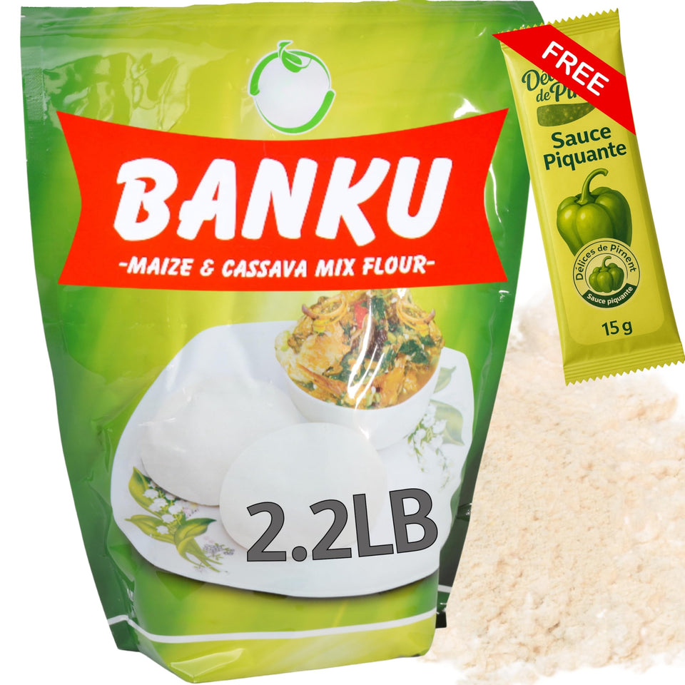 African Delights Banku Mix front pack ready for home Ghanaian meals