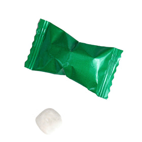 The Hampton Candy Company Green Buttermints on a platter, ideal for celebrations.