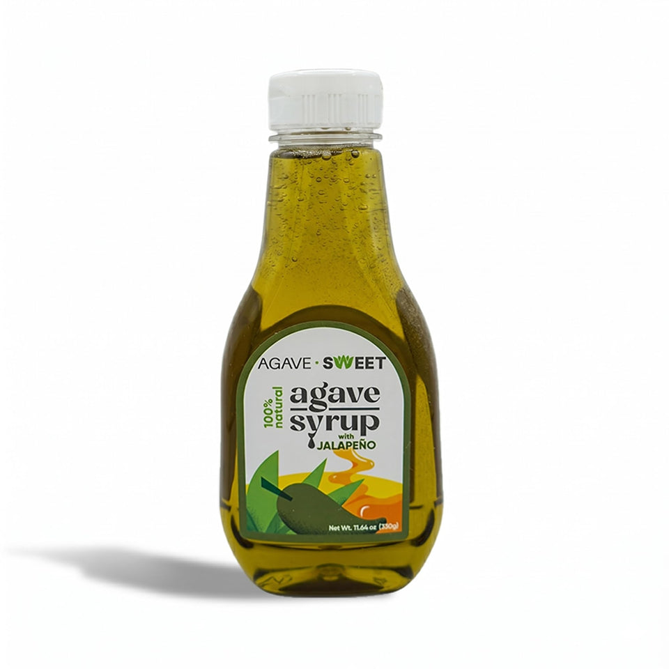 Agave Sweet Jalapeño syrup bottle front for bold cocktails