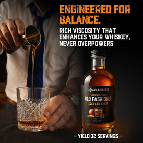 Gift-pack presentation of Aged and Charred Old Fashioned mix for hosts.