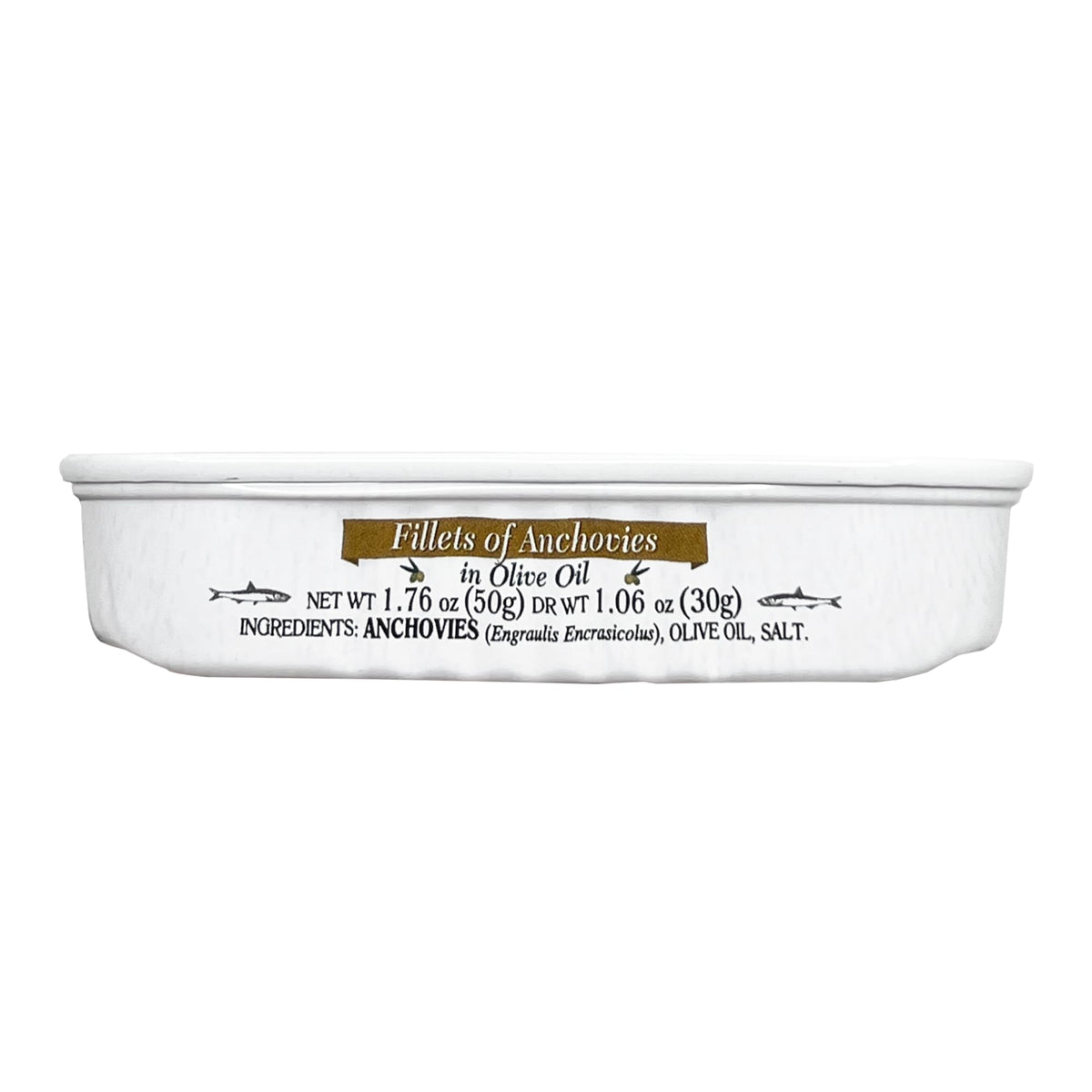 Agostino Recca pizza-anchovies topping enhances rustic pizzas with flavor.
