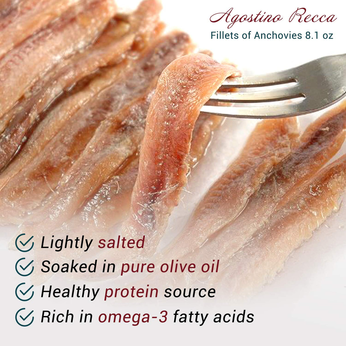 Agostino Recca pizza with anchovies topping suggesting savory home flavor