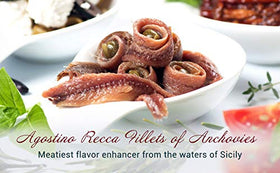 Agostino Recca salad with anchovies adding tangy depth to greens