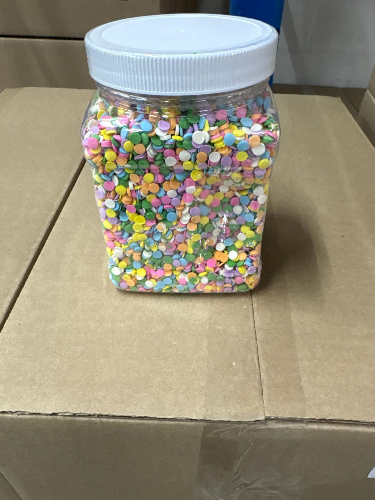 A Great Surprise rainbow sprinkles suit princess party desserts beautifully.