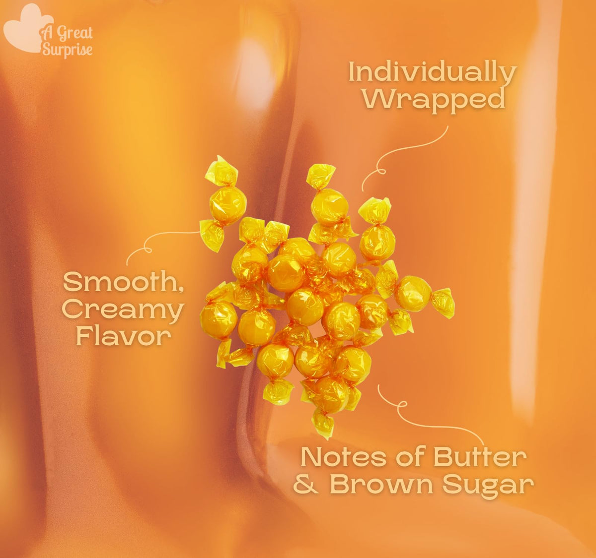 Individually wrapped candies by A Great Surprise for easy sharing
