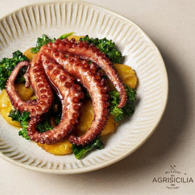 Agrisicilia artisan jar with label, crafted using traditional Sicilian methods.