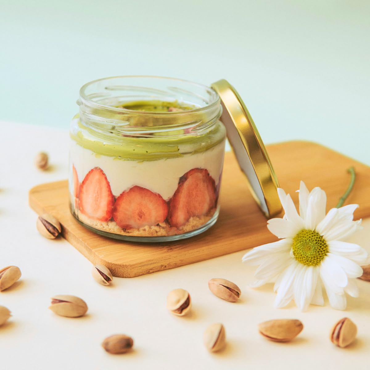 Cannoli filling prepared with Agrisicilia pistachio cream for authentic flavor.