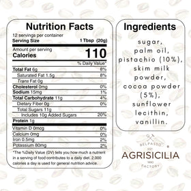 Close-up of Agrisicilia spread on a slice, silky blend ideal for desserts