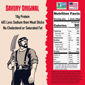 AGRO Power Vegan Jerky Stick after-workout snack for protein on the go.