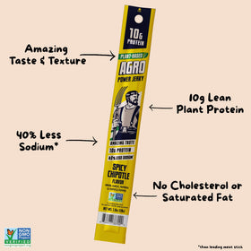 Seven-stick bag opened, convenient on-the-go snack for lunch or gym breaks