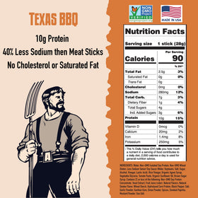 AGRO POWER Vegan Jerky Sticks Texas BBQ bite shot emphasizing 10g protein per stick
