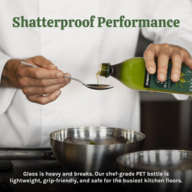AGROSEVILLA olive oil drops emphasize polyphenols and freshness in preparation