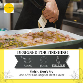 Agrumato Lemon Olive Oil finished pasta plate with citrus touch