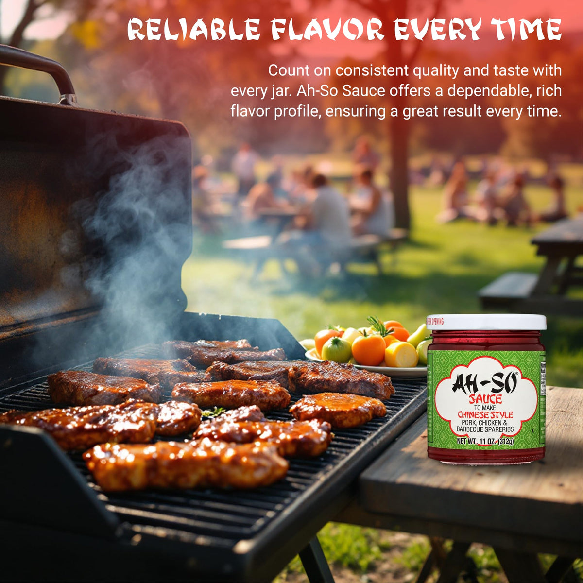 Ah So Chinese Rib Sauce glaze on chicken wings for a glossy finish.
