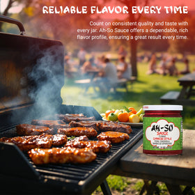 Ah So Chinese Rib Sauce glaze on chicken wings for a glossy finish.