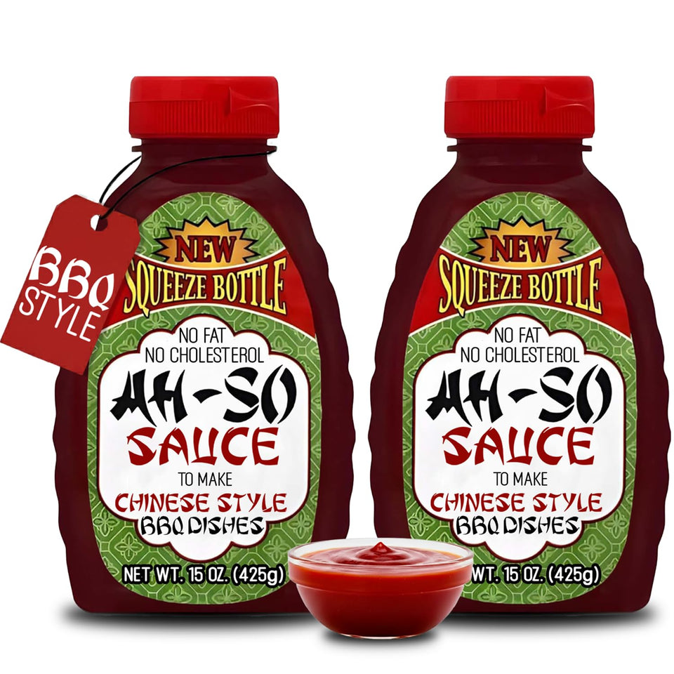 Ah So Red Rib sauce bottle pour for easy glaze and weeknight meals