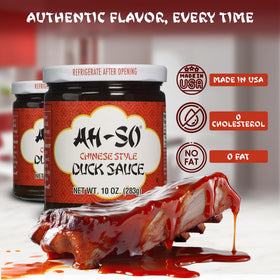 Versatile pork ribs glaze with Ah So for rich flavor.