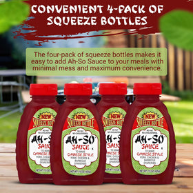 Ah So Red Rib BBQ Sauce chicken wings glaze delivers savory-sweet balance.