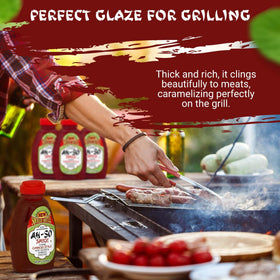 Ah So Red Rib BBQ Sauce stovetop glaze for quick, delicious dinners.