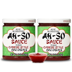 Ah So sauce bottle pours a bold sweet-tangy glaze for quick weeknight meals.