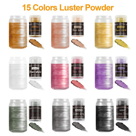 Aheroi edible glitter double-sealed cap protects powder during storage.