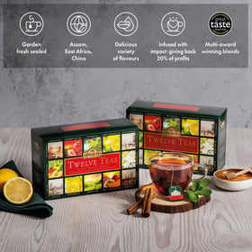 Ahmad Tea Apple Refresh tea bags, fruity note great for iced or hot tea.