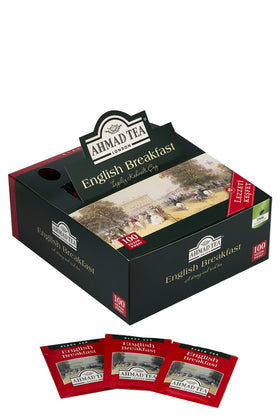 Ahmad Tea English Breakfast tea bags in foil wrap for freshness
