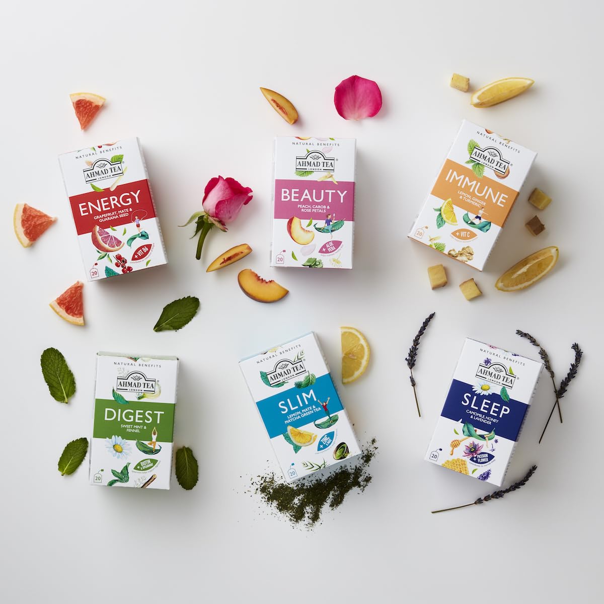 Ahmad Tea Digest tea after-meal cup to aid gentle digestion