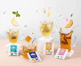 Ahmad Tea Immune tea basket capturing a comforting afternoon routine