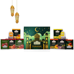Close-up of Ahmad Tea foil-wrapped teabags highlighting premium quality.