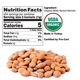aimnaturals Apricot kernel raw closeup showcases premium texture and aroma.