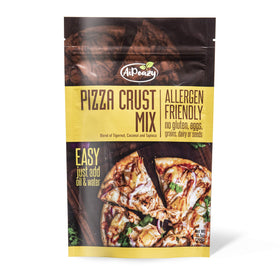 AiPeazy flatbread crust dough ready for quick, allergen-friendly meals.