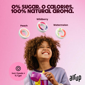 Air Up Wild Berry flavor pod close-up with vibrant aromas for flavorful water without sugar.