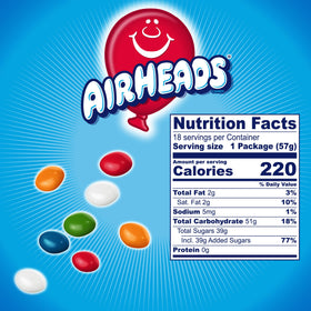 Airheads Bites office party snack in cheerful packaging.