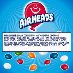 Airheads Bites travel-friendly 2oz packs for road trips.