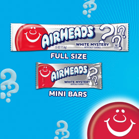 Airheads Cherry mini bar brings bold fruit flavor in a small chewy piece.