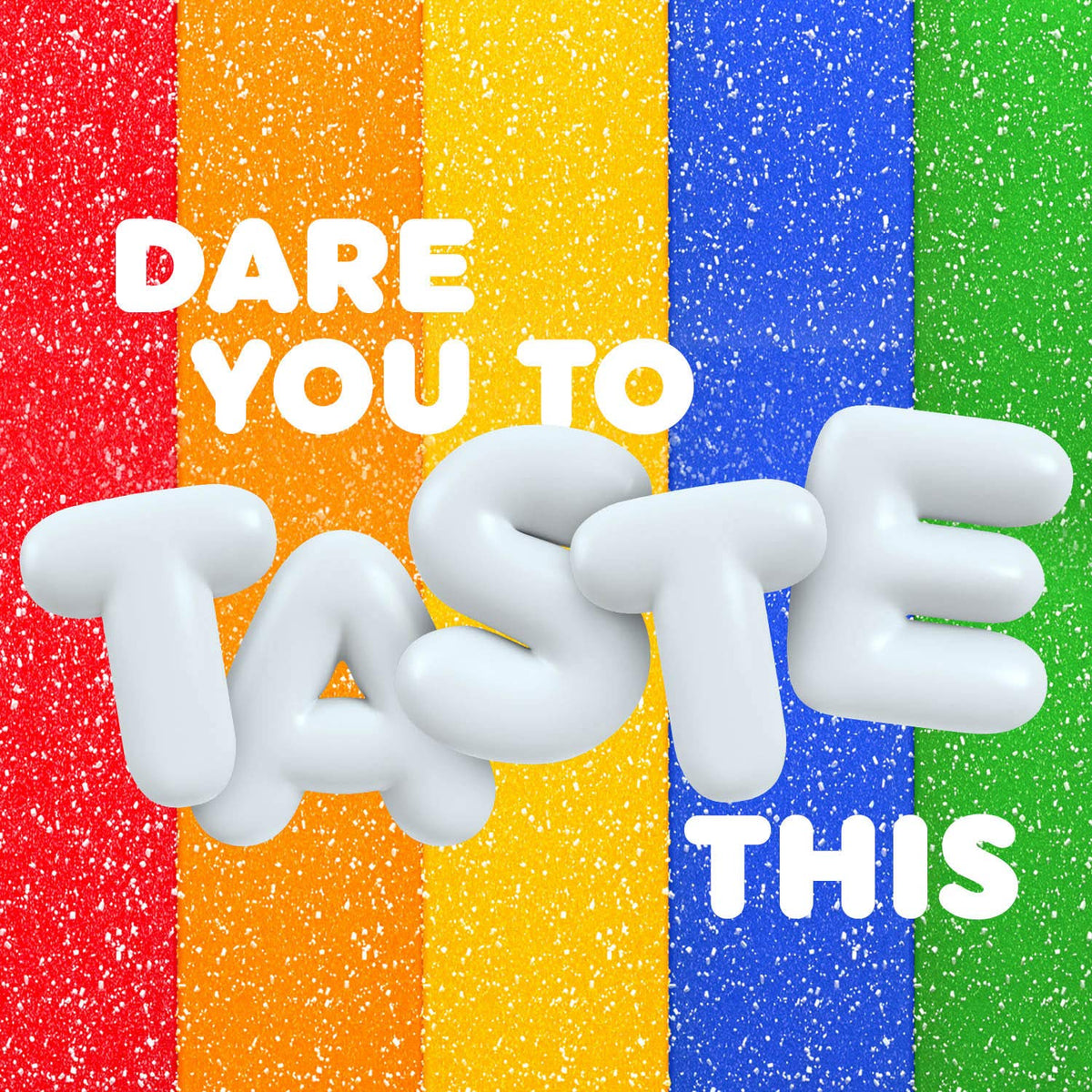 Concession stand setup featuring Airheads Xtremes Bites Rainbow Berry