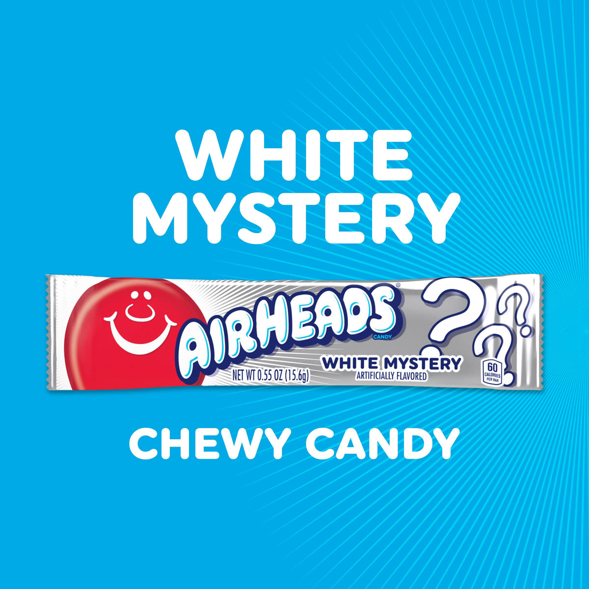 Airheads full-size bars, individually wrapped, ideal for classroom prizes.