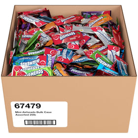 Airheads Mini Candy Bars assortment-box, ideal for party favors and concessions.