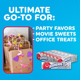 Airheads party favors and concessions setup for events.
