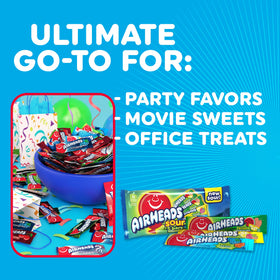 Airheads portable candy for travel and long trips, easy sharing