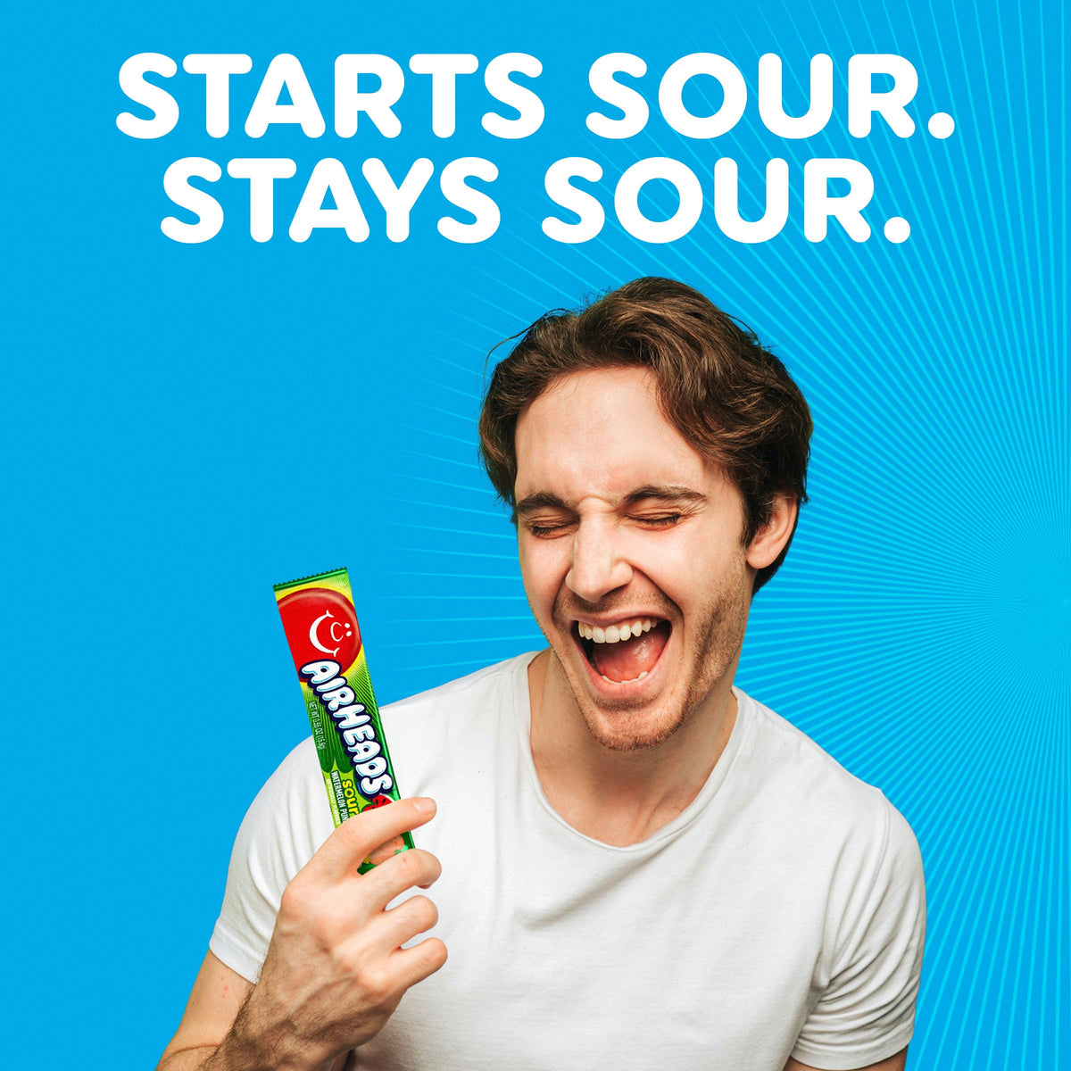 Airheads individually wrapped bars, gluten-free and Kosher friendly for inclusive snacking